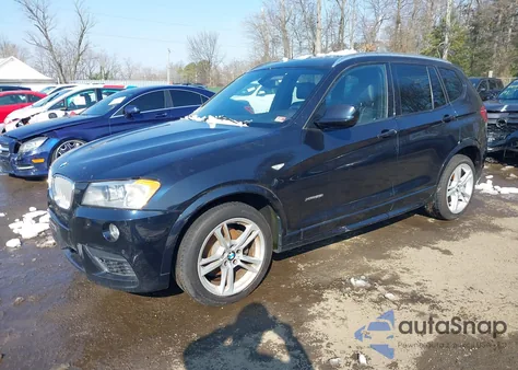 2013 BMW X3 xDrive28I из США, поврежденный, VIN 5UXWX9C51D0D01191